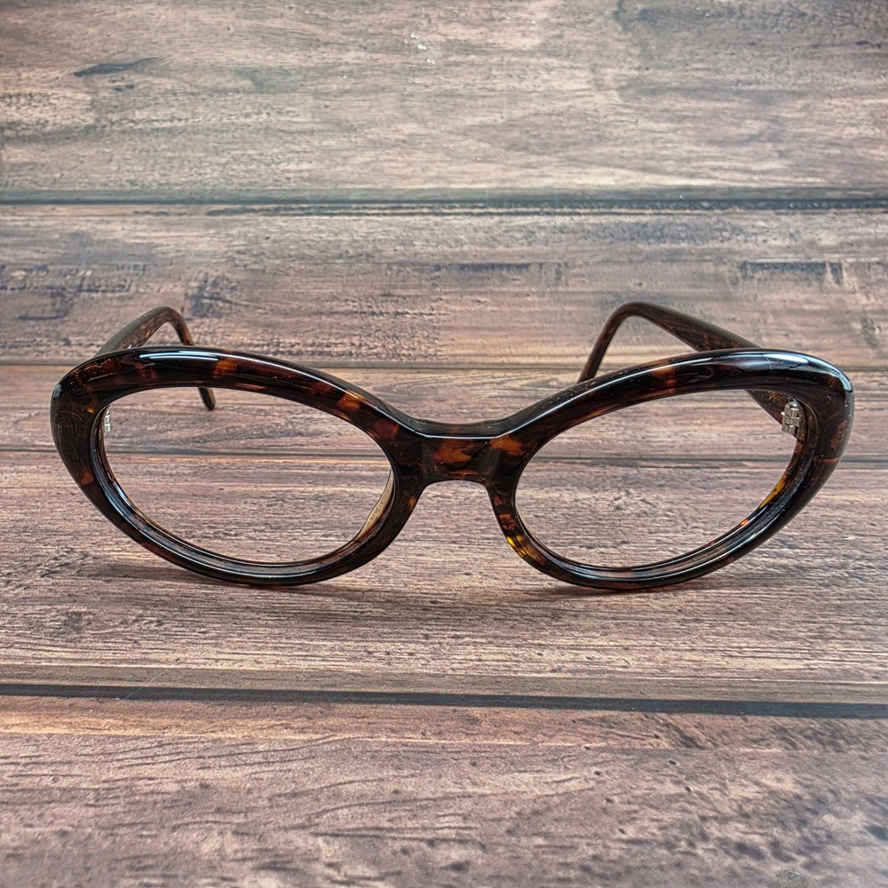Anne Klein 7006 K5010 Tortoise Shell Round Oval Glasses Frames 53-18-140 Italy